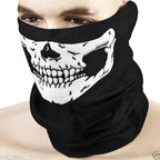 Grim Reaper Costume Glowing Red Eyes & Glow Skeleton Gloves