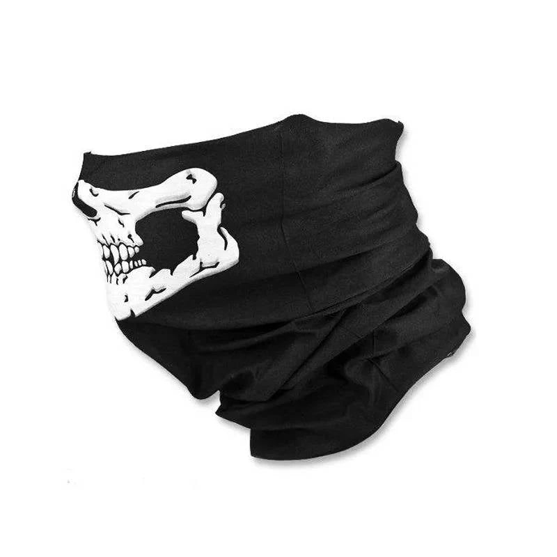 Grim Reaper Costume Glowing Red Eyes & Glow Skeleton Gloves