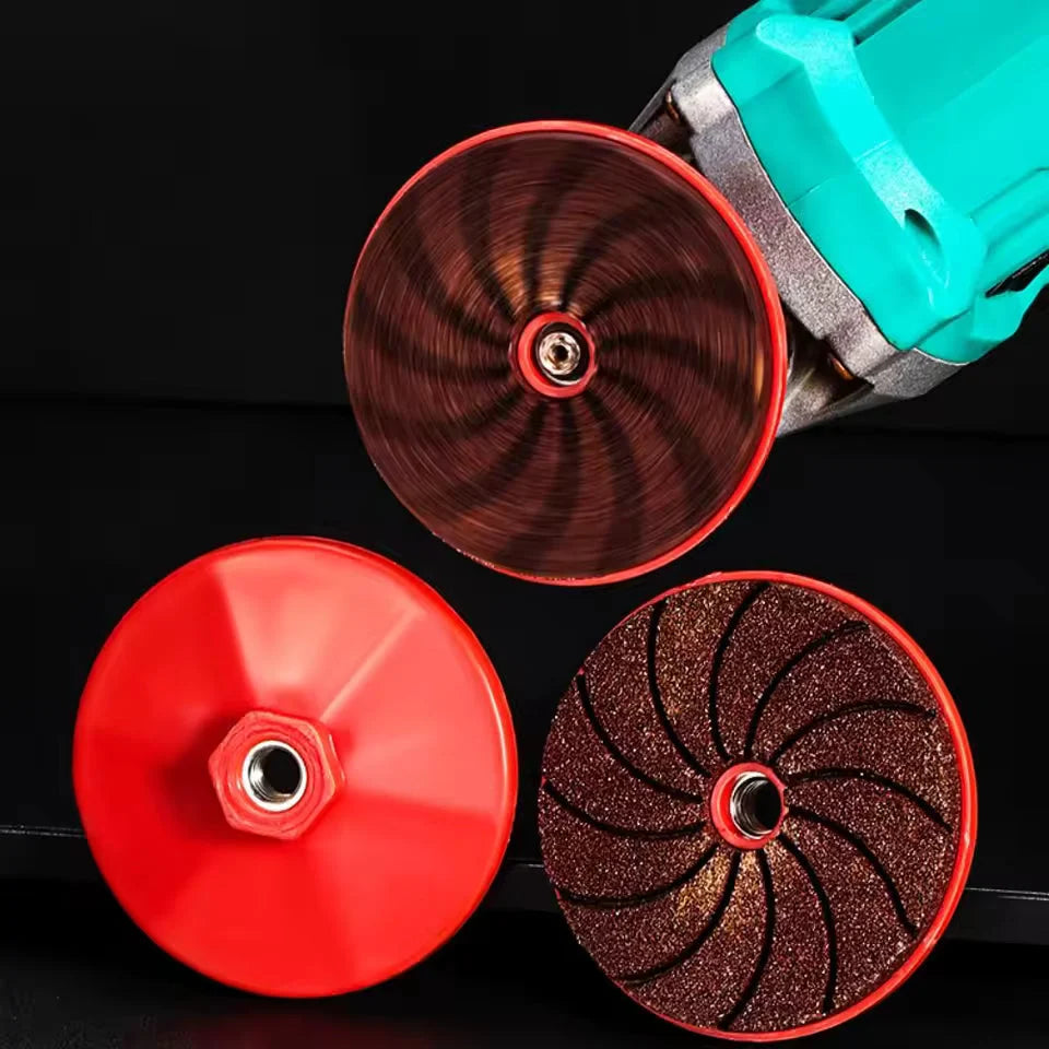Grinding Disc Set 3-Piece 50/100/200 Grit Vibration-Dampening