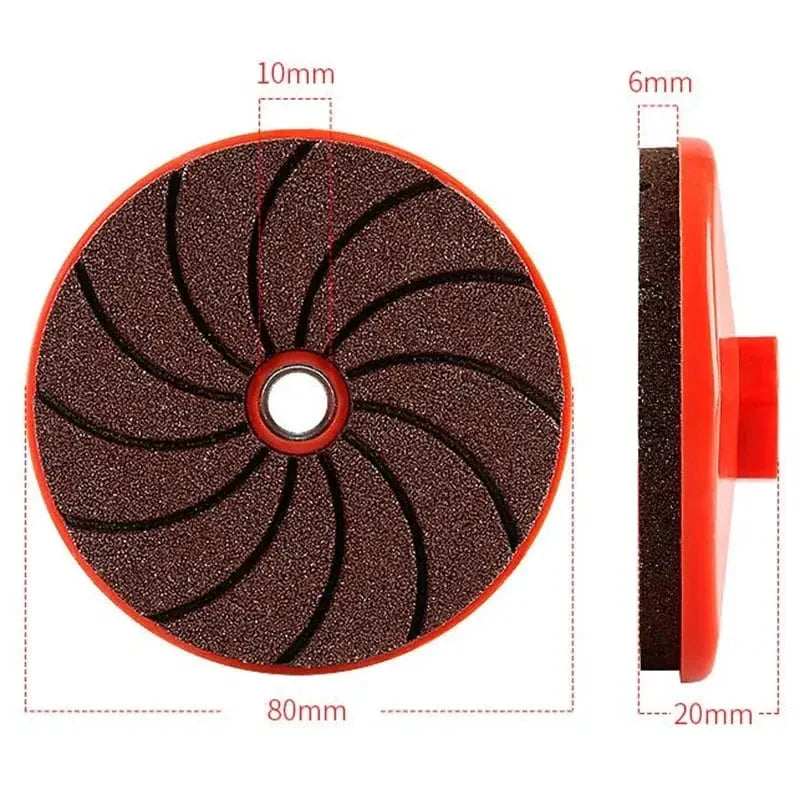 Grinding Disc Set 3-Piece 50/100/200 Grit Vibration-Dampening
