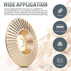 Grinding Disc Set Tungsten Carbide 3-Piece 5/8 In Bore