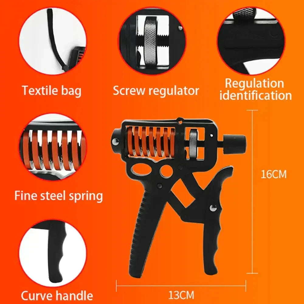 Grip Trainer Adjustable 11-364 Lbs Anti-Slip Handles