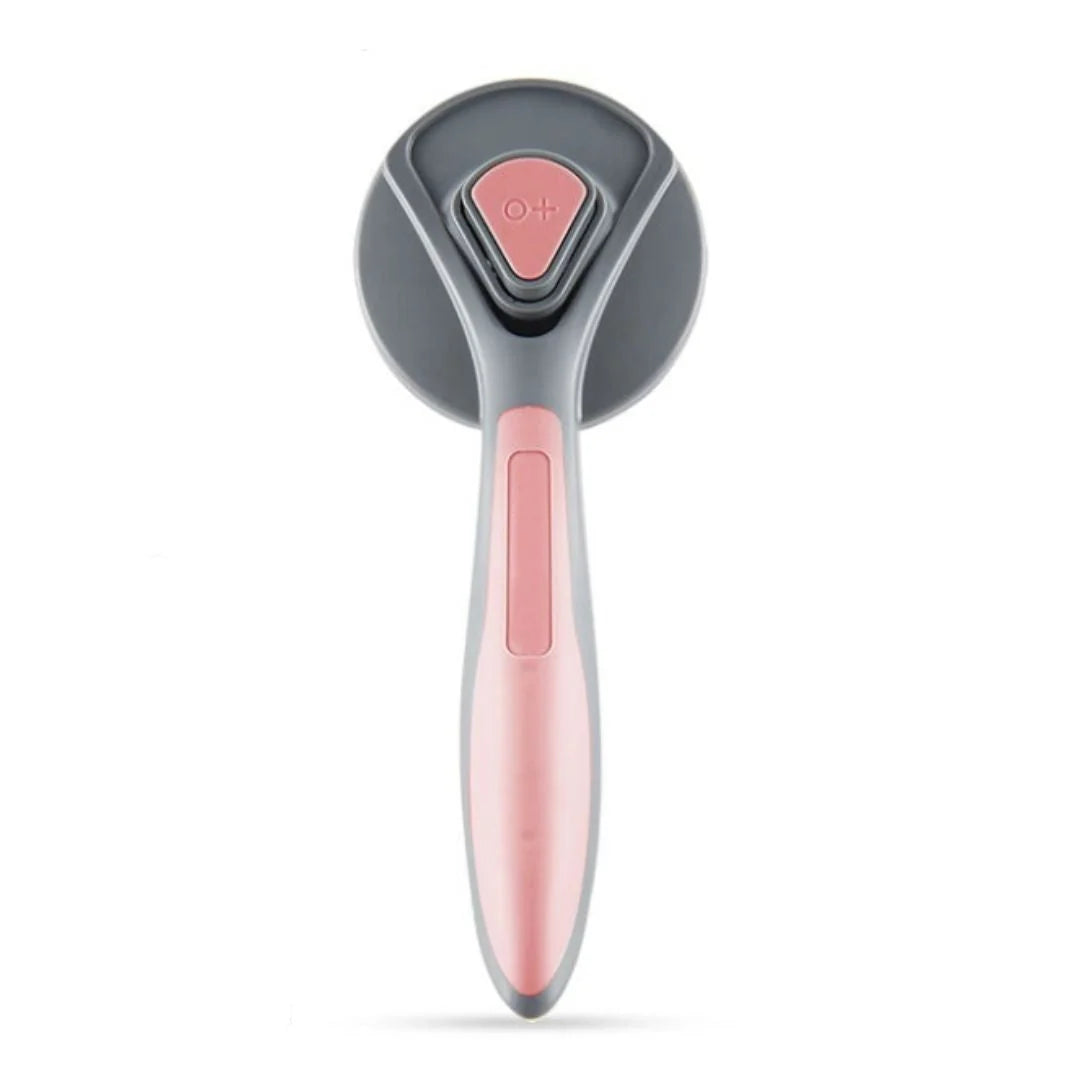 Grooming Comb Floating Brush & Stainless Steel Teeth