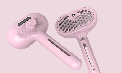 Grooming Comb Self-Cleaning & Misting USB Rechargeable