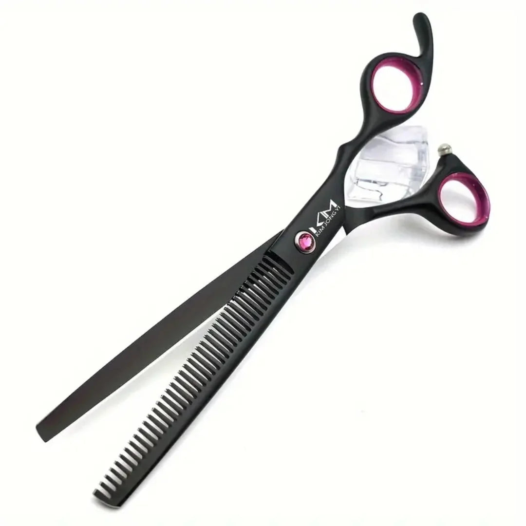 Grooming Scissors Set of 4 Stainless Steel Ergonomic Handles