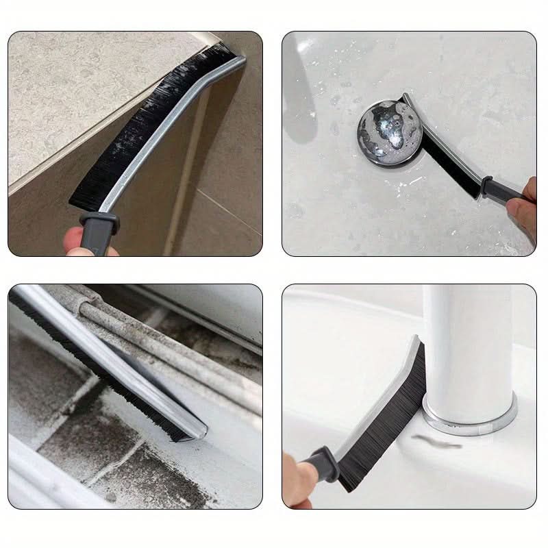 Grout Cleaning Brush Long Handle Slim Head Durable Bristles