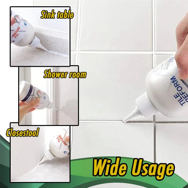 Grout Repair Gel Waterproof Mold-Resistant Precision Nozzle