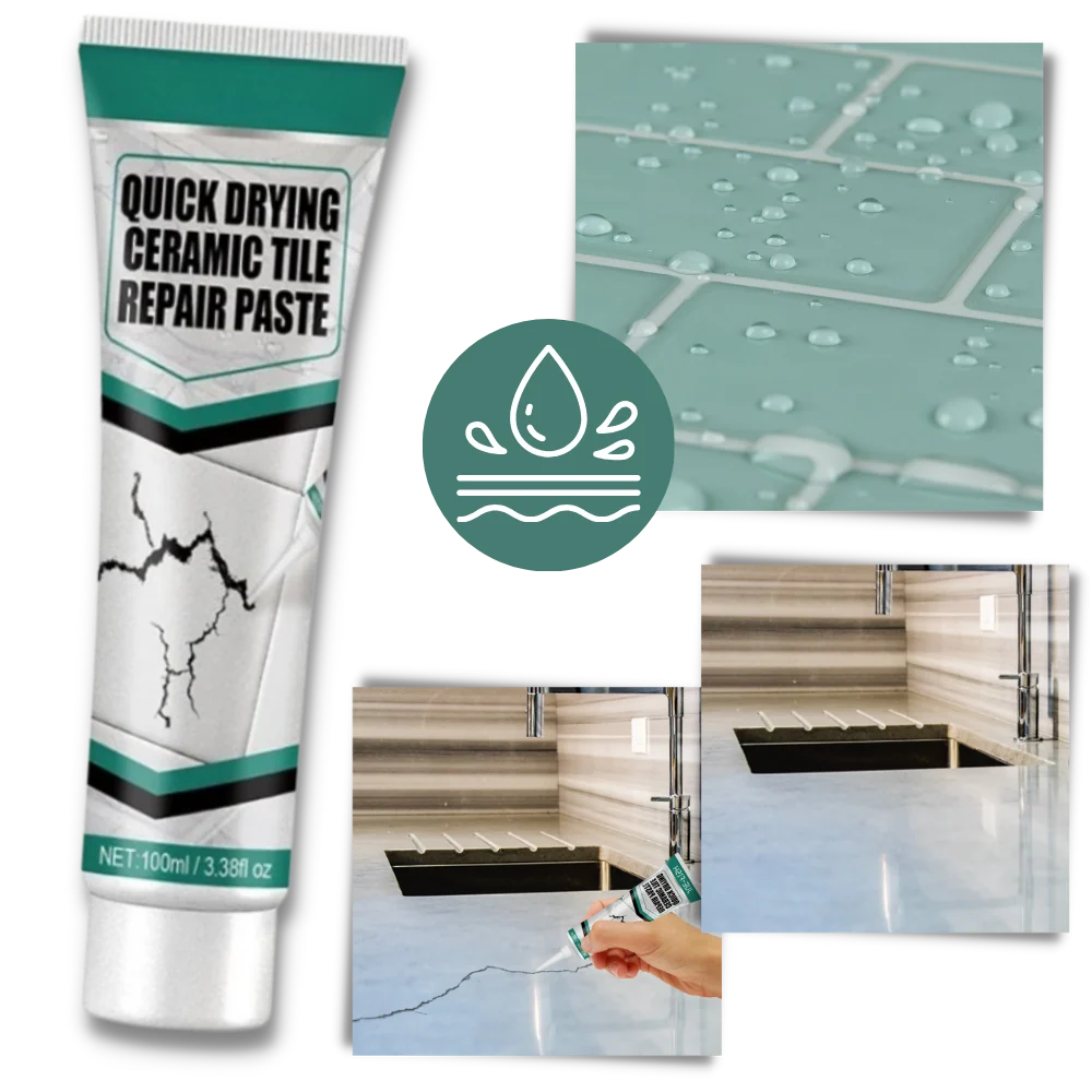 Grout Repair Kit Waterproof Fast-Drying Spatula & Sandpaper