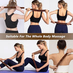 Gua Sha Massage Stick Natural Wood Ergonomic 60 Cm