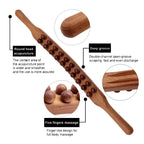 Gua Sha Massage Stick Natural Wood Ergonomic 60 Cm