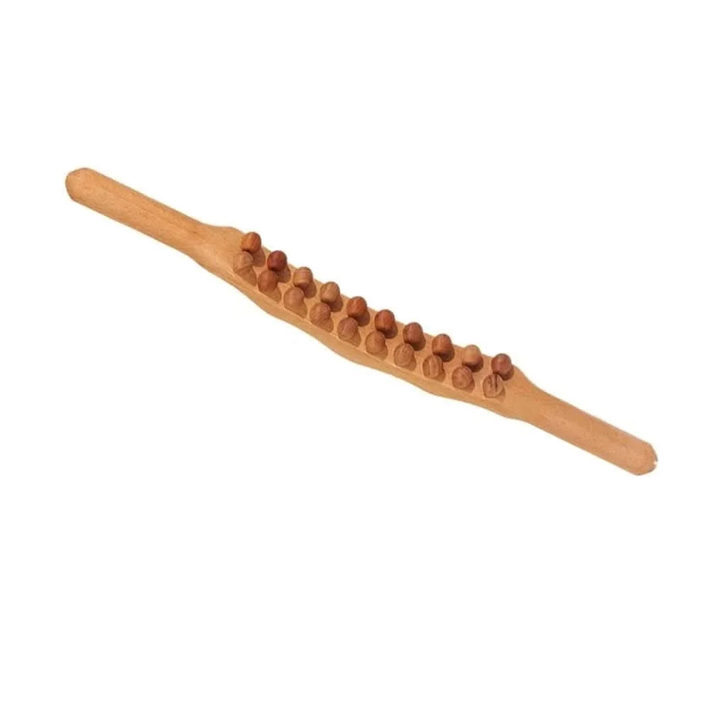 Gua Sha Massage Stick Natural Wood Ergonomic 60 Cm