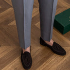 Gurkha Trousers High Waist & Double Buckles Straight Fit