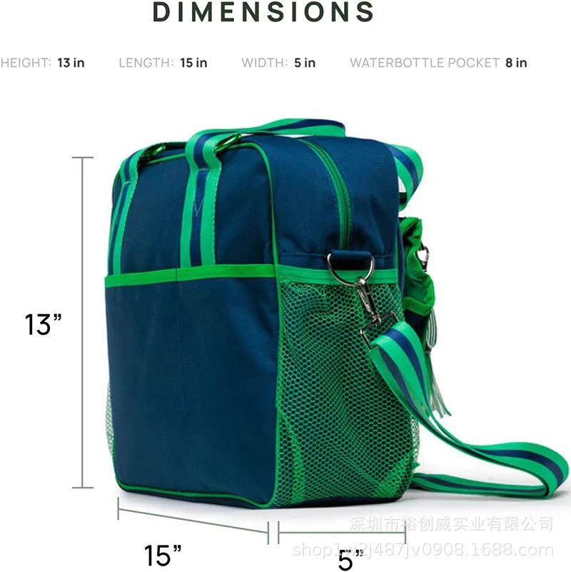 Gym Bag Convertible Tote & Crossbody Shoe Compartment