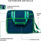 Gym Bag Convertible Tote & Crossbody Shoe Compartment