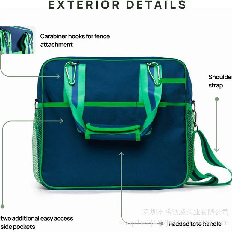 Gym Bag Convertible Tote & Crossbody Shoe Compartment