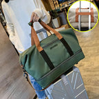 Gym Bag Shoe Compartment Wet-Dry Pocket Trolley Sleeve