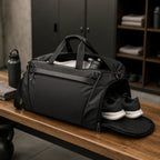Gym Duffel Bag Ventilated Shoe Compartment & Wet Dry Divider