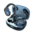 Gym Earbuds Secure-Fit Earhooks 80-Hour Battery