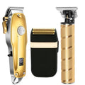 Hair & Beard Clippers Cordless Ceramic Blades USB Rechargeable