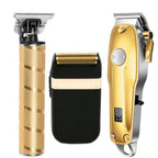 Hair & Beard Clippers Cordless Ceramic Blades USB Rechargeable