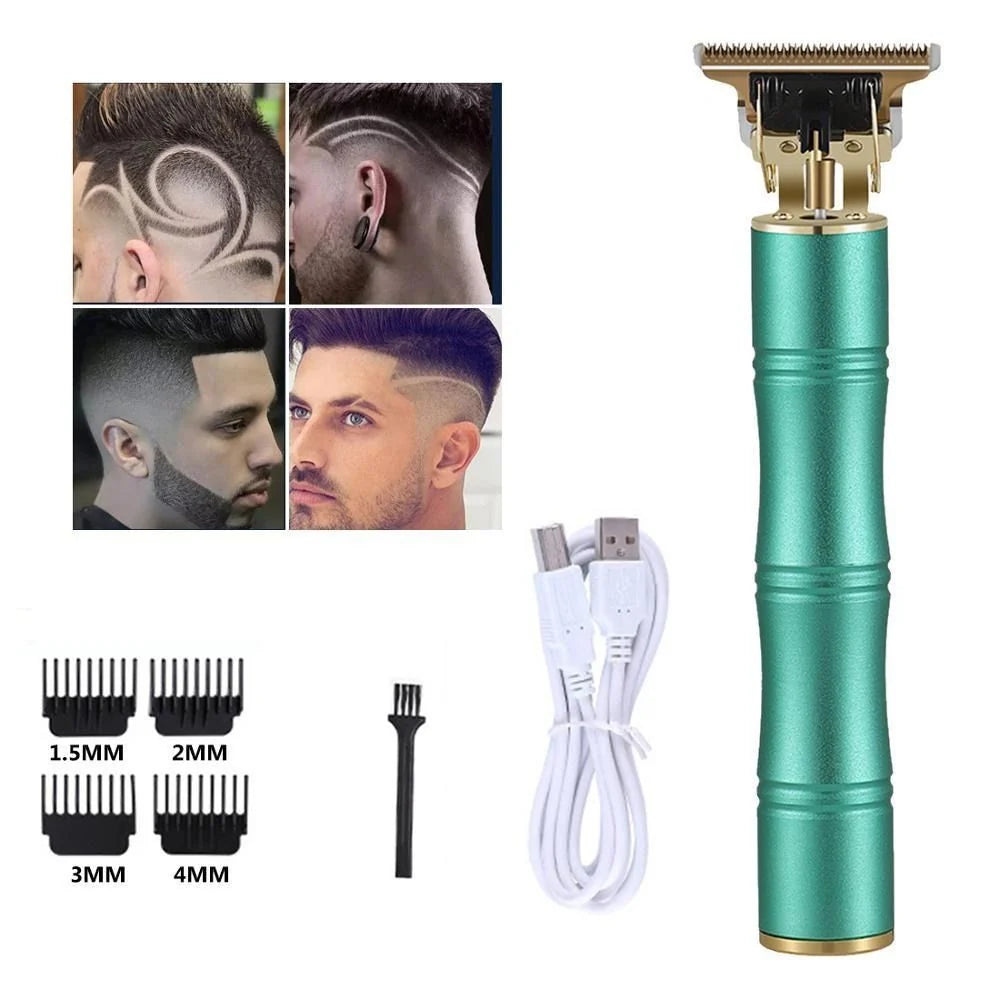 Hair & Beard Trimmer Cordless Rechargeable T-Blade Precision