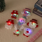 Hair Clip Christmas Handcrafted Felt & LED Lights
