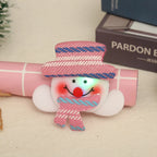 Hair Clip Christmas Handcrafted Felt & LED Lights