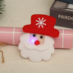 Hair Clip Christmas Handcrafted Felt & LED Lights