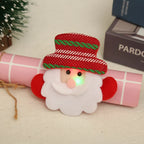 Hair Clip Christmas Handcrafted Felt & LED Lights
