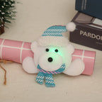 Hair Clip Christmas Handcrafted Felt & LED Lights