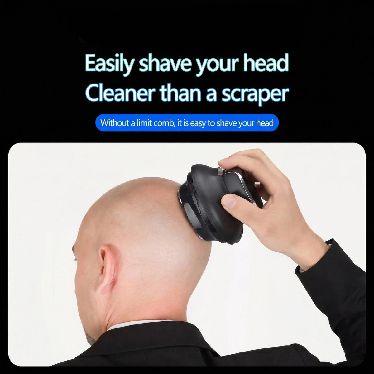 Hair Clipper 360-Degree Rotating Head USB Rechargeable