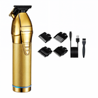Hair Clipper Adjustable Guard Combs & Precision Blades USB Charging