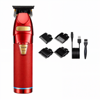 Hair Clipper Adjustable Guard Combs & Precision Blades USB Charging