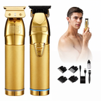 Hair Clipper Adjustable Guard Combs & Precision Blades USB Charging