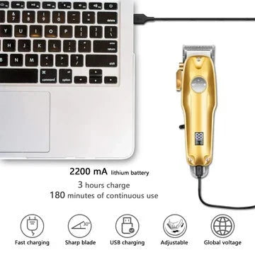 Hair Clipper Set Cordless Precision Ceramic Blades