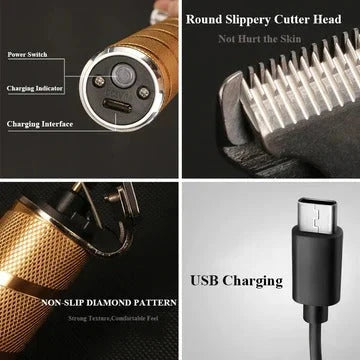 Hair Clipper Set Cordless Precision Ceramic Blades