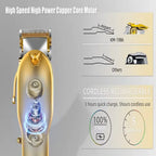 Hair Clipper Set Cordless USB Rechargeable Ceramic Blades