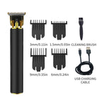 Hair Clipper & Trimmer Cordless Carbon Steel T-Blade