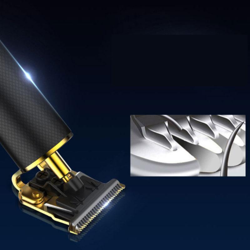 Hair Clipper & Trimmer Cordless Carbon Steel T-Blade