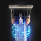 Hair Clipper & Trimmer Cordless Carbon Steel T-Blade