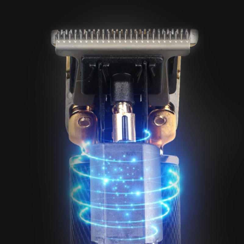 Hair Clipper & Trimmer Cordless Carbon Steel T-Blade