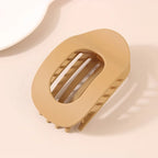 Hair Clips Flat Rounded Gentle Hold Set of 4