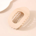 Hair Clips Flat Rounded Gentle Hold Set of 4