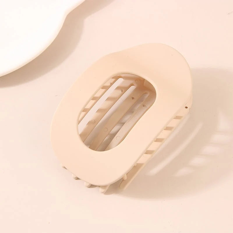 Hair Clips Flat Rounded Gentle Hold Set of 4