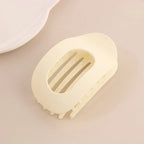 Hair Clips Flat Rounded Gentle Hold Set of 4