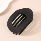 Hair Clips Flat Rounded Gentle Hold Set of 4