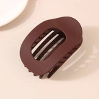 Hair Clips Flat Rounded Gentle Hold Set of 4
