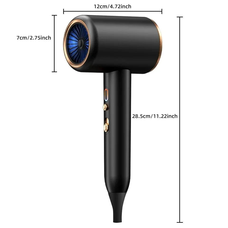 Hair Dryer 2400W Ionic Removable Concentrator Nozzle