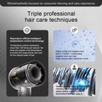 Hair Dryer High-Speed Ionic Smart Heat Detachable Nozzle