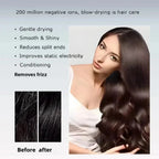 Hair Dryer High-Speed Ionic Smart Heat Detachable Nozzle